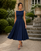 Robe Élise – Bleu Nuit