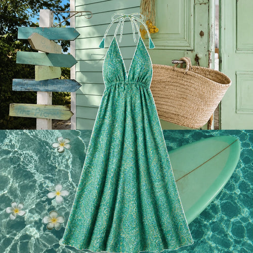 Robe Bohémienne Léa Uni-Taille