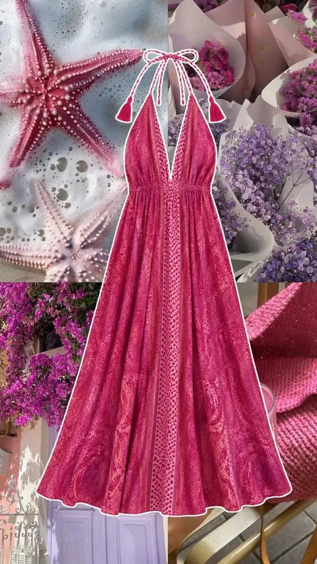 Robe Bohémienne Uni-Taille