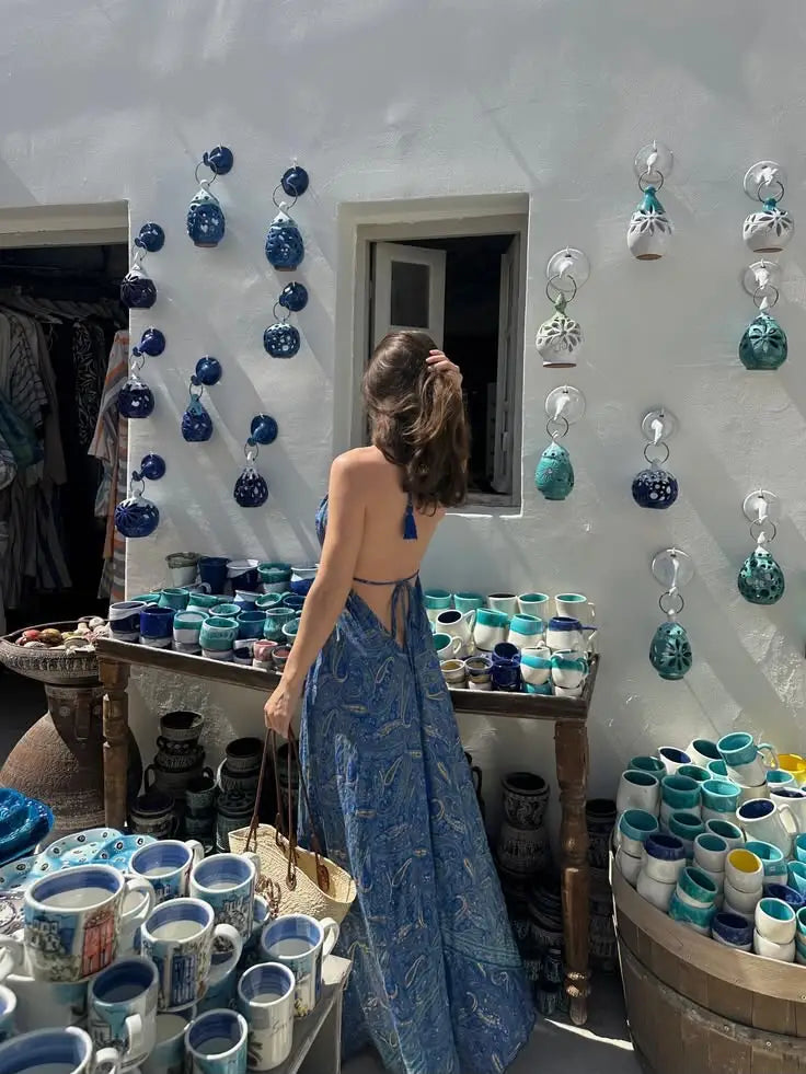 Robe Bohémienne Uni-Taille