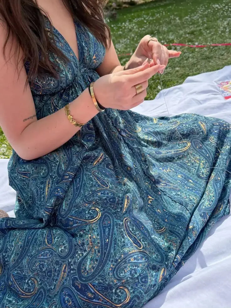 Robe Bohémienne Uni-Taille